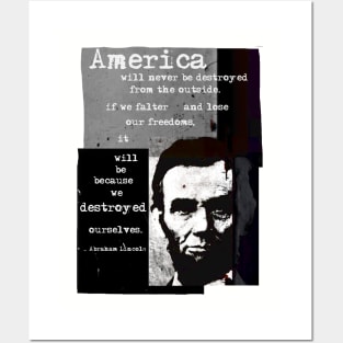 Abraham Lincoln Quote Posters and Art